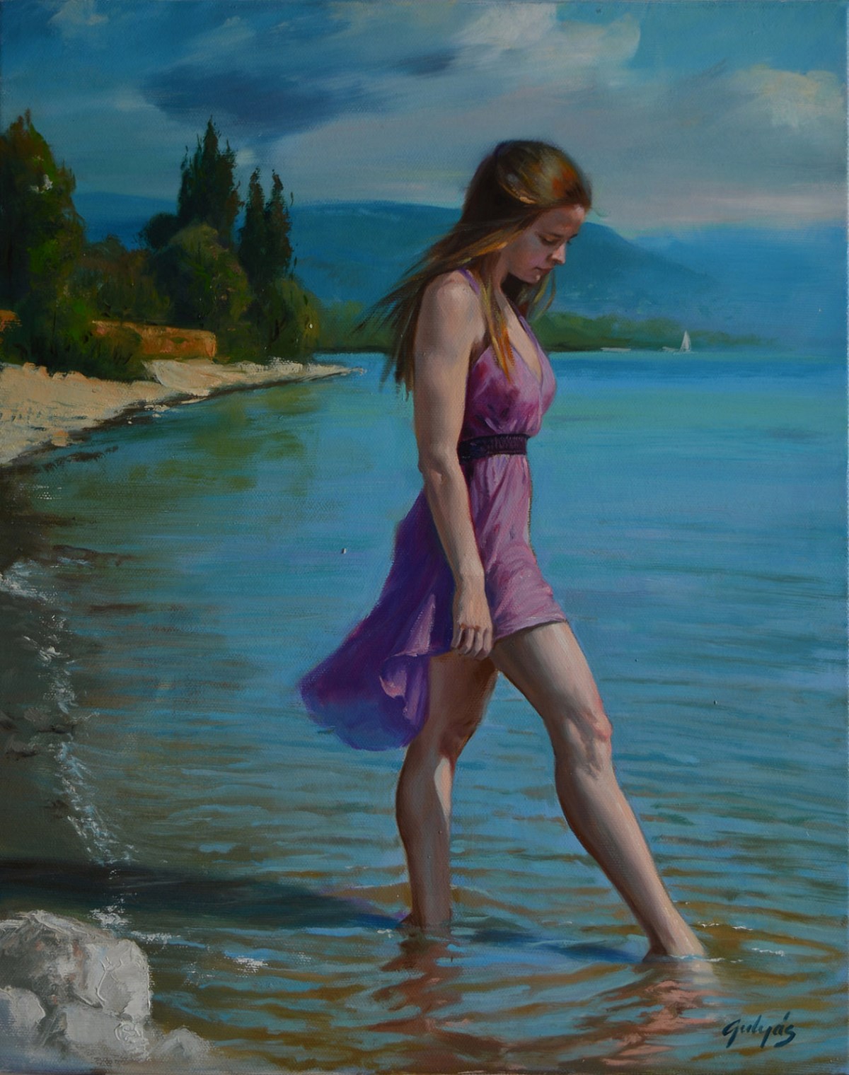 T volban egy vitorla